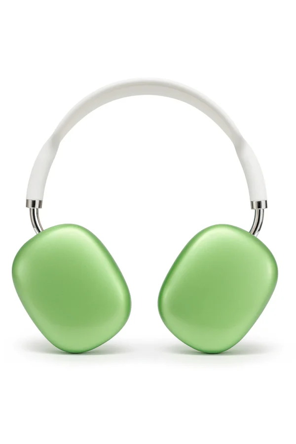 P9 Wireless Over Ear Headphones displayed in multiple colors silver blue pink green black