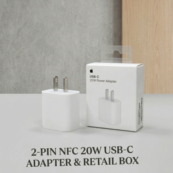 Apple 20W USB-C Power Adapter 2 Pin
