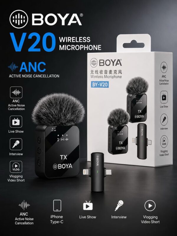 BOYA V20 Wireless Microphone