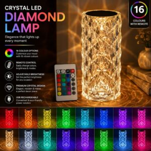 Crystal LED Diamond Lamp