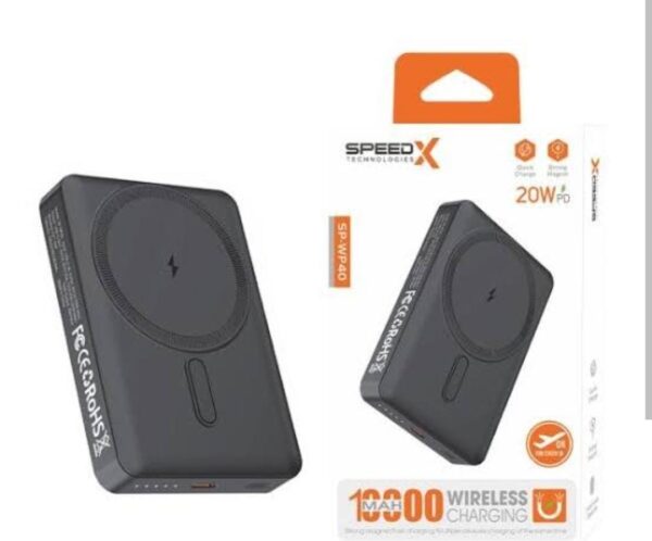 Speed-X SP-WP40 Magnetic Wireless Power Bank