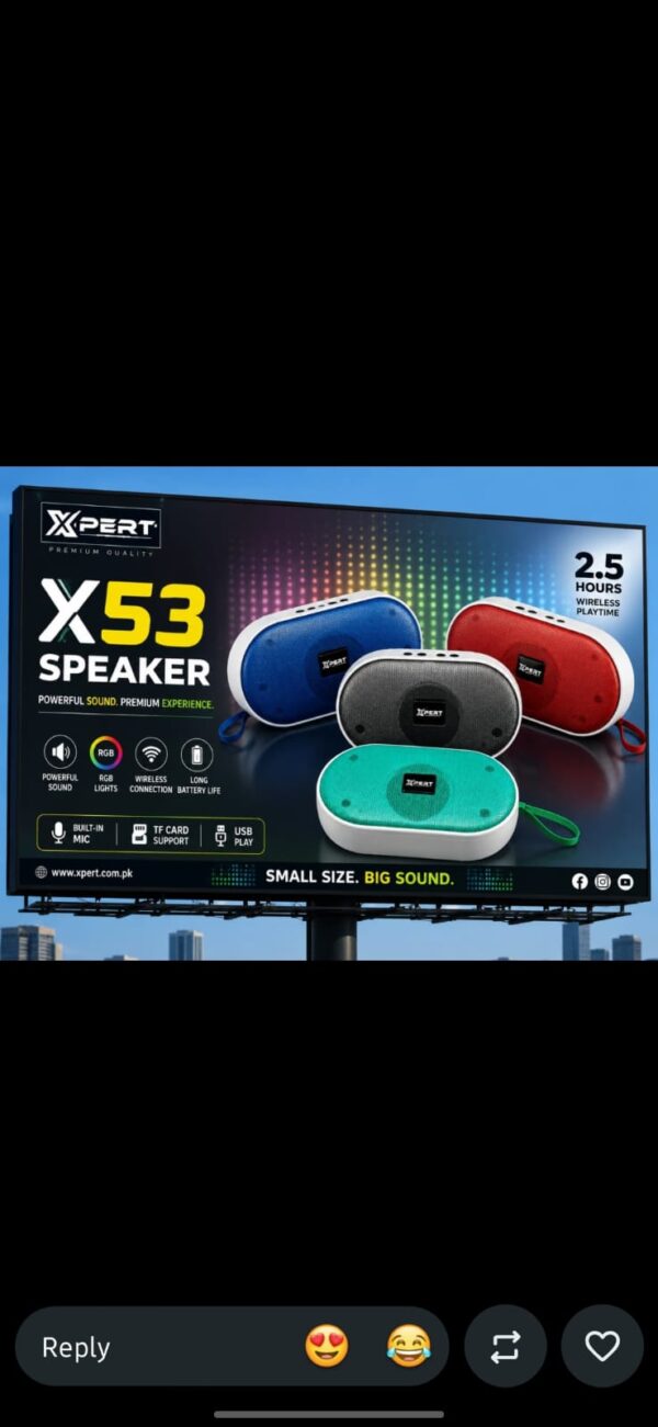 XPERT X53 Wireless RGB Speaker
